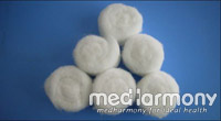 Absorbent cotton balls